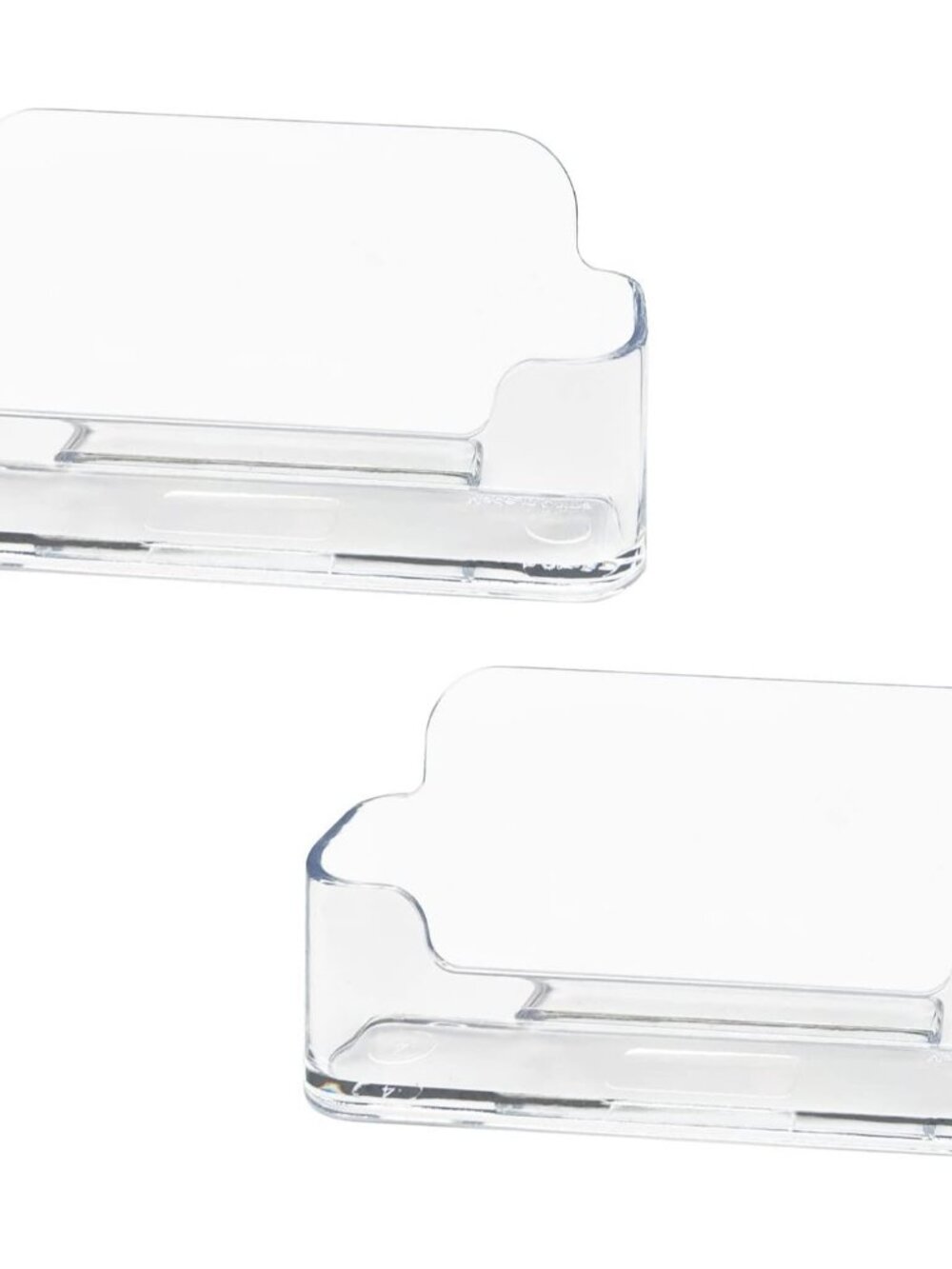 Acrylic Business Card Holder for Desk, Clear Plastic Business Cards Display Hold